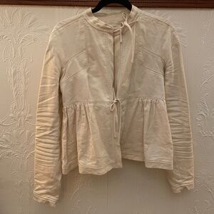 SOLD !!Proenza Schouler Cream Rabari jacket